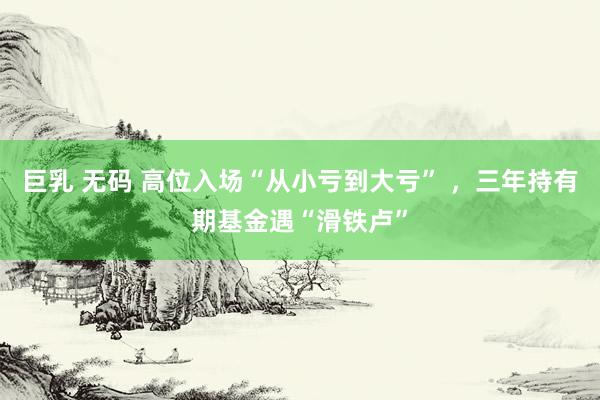 巨乳 无码 高位入场“从小亏到大亏” ，三年持有期基金遇“滑铁卢”