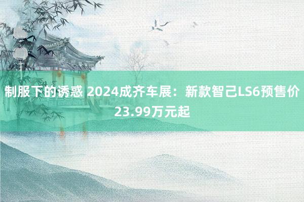 制服下的诱惑 2024成齐车展：新款智己LS6预售价23.99万元起