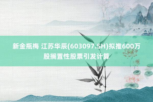 新金瓶梅 江苏华辰(603097.SH)拟推600万股搁置性股票引发计算